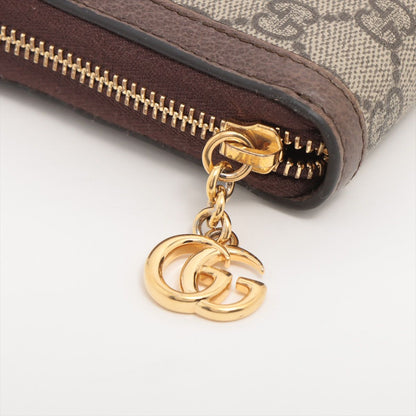 Gucci – Ophidia GG Supreme Zip Around Wallet – Brown/Green/Red - Etoilux