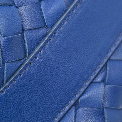 Bottega Veneta Intrecciato Nappa Cobalt Blue Hardware Dorato 2008 — Mini Hobo - Etoilux