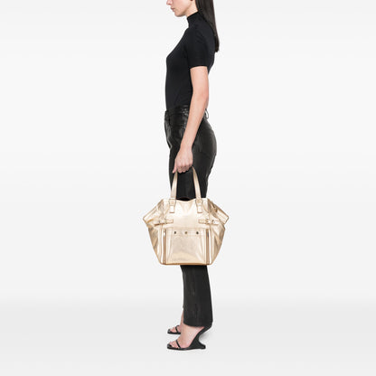 Saint Laurent – Downtown Medium Tote in Pelle Dorata - Etoilux