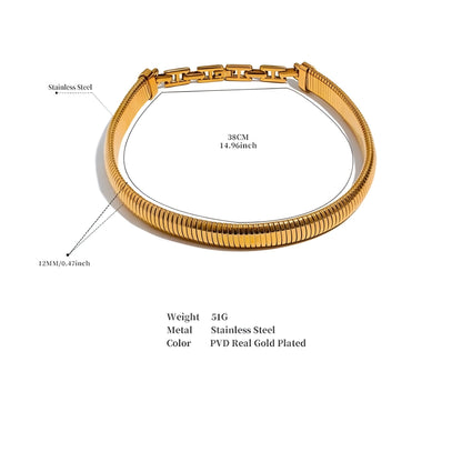 BEHI ALMOND CHOKER - Etoilux
