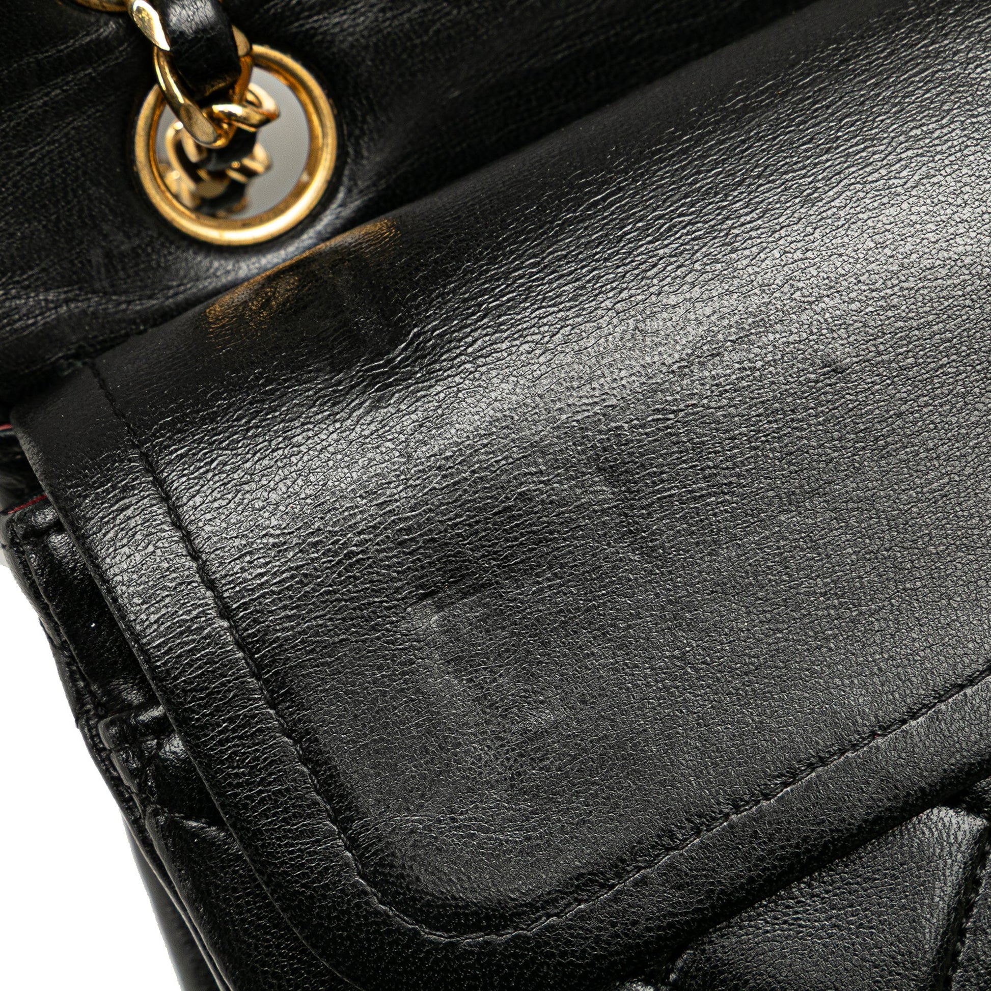 Chanel Classic Double Flap Small – Pelle di agnello nera – Serie 1 (1989–1991) - Etoilux