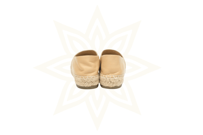 Chanel Espadrilles Iconiche Bicolor Beige/Nero in Pelle - Etoilux