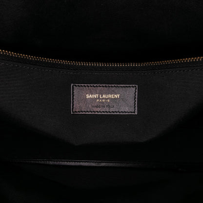 Saint Laurent Sac de Jour Large in pelle verniciata nera – 2014 - Etoilux