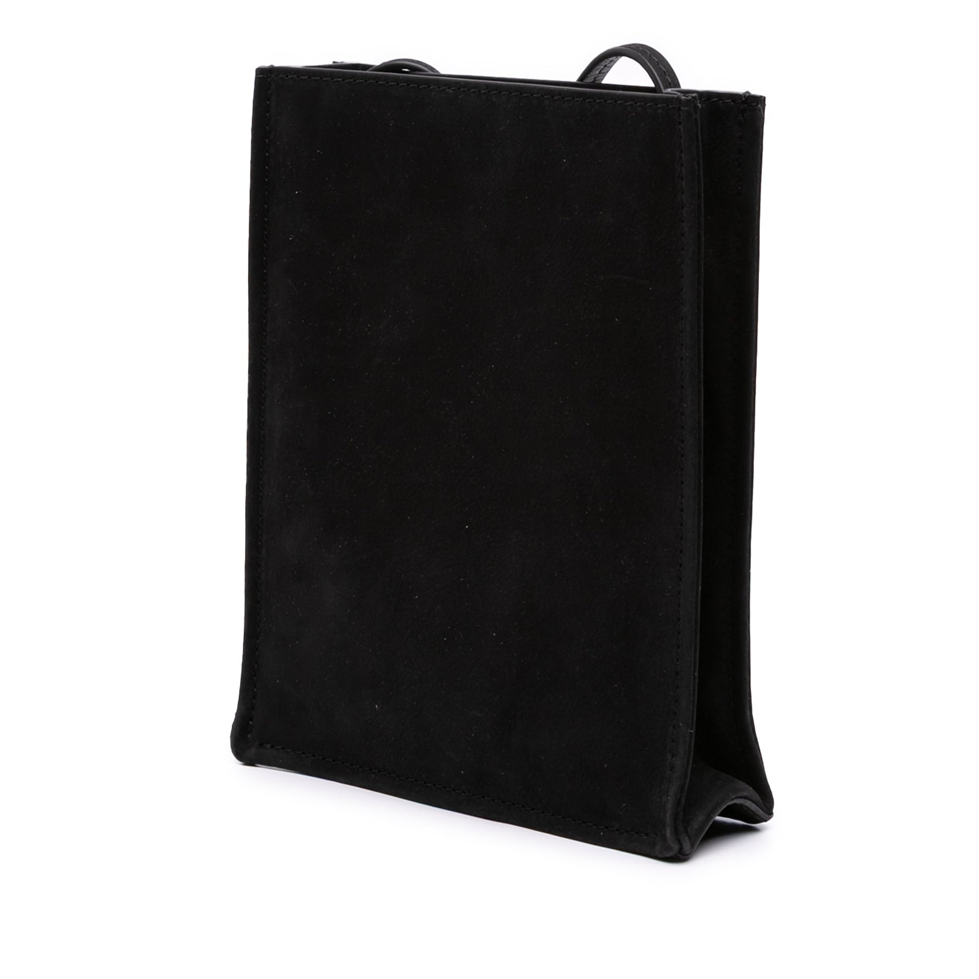 The Row – Mini Suede Crossbody Bag – Nero - Etoilux