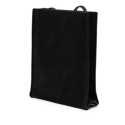 The Row – Mini Suede Crossbody Bag – Nero - Etoilux