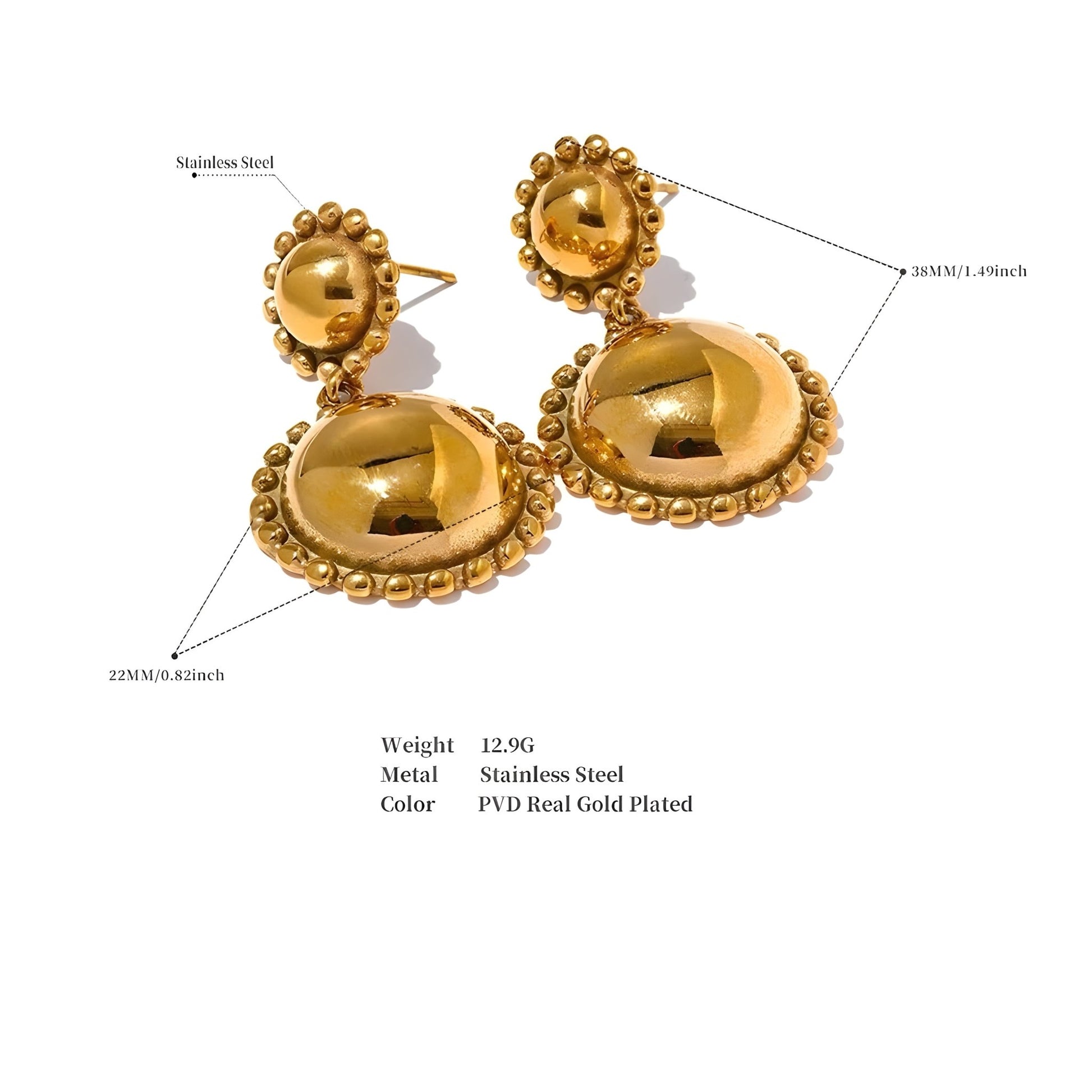 BEHI CARROL EARRINGS - Etoilux