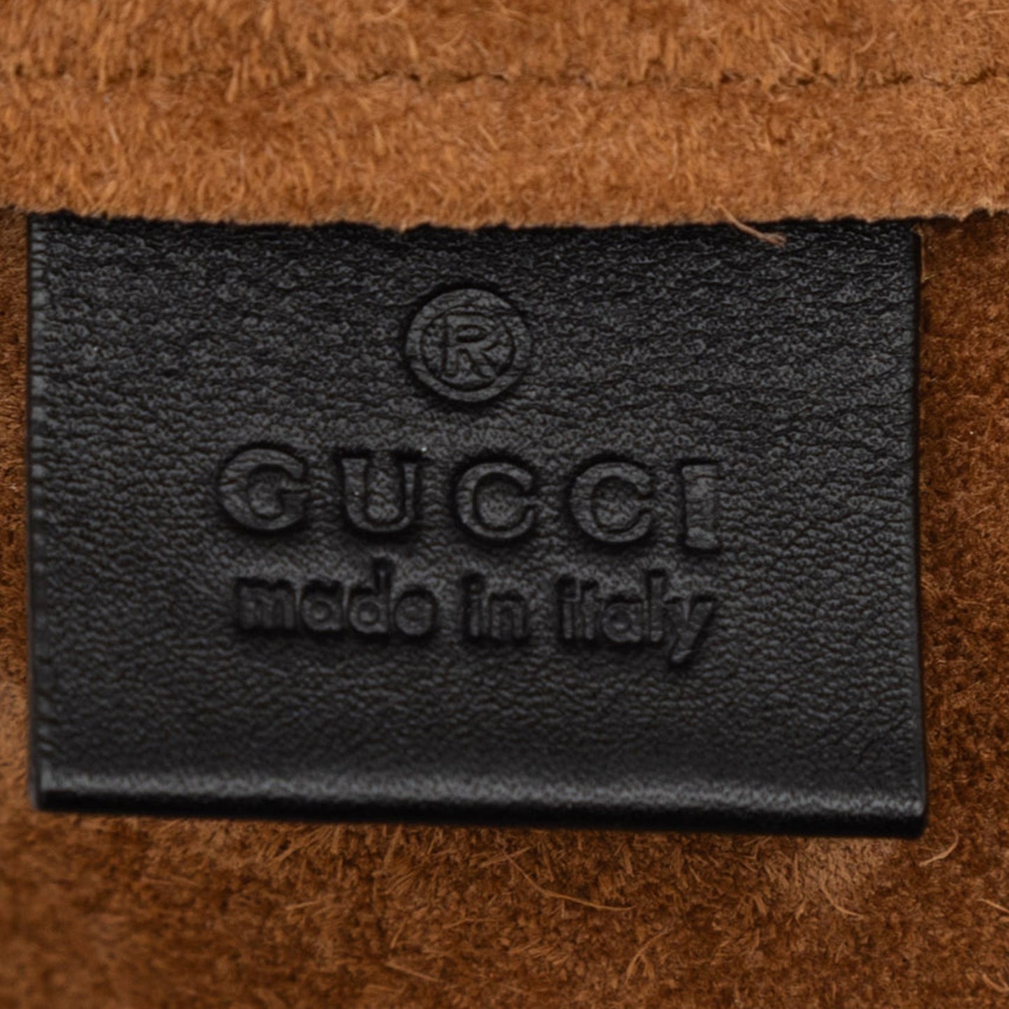 Gucci Ophidia Large Tote in pelle scamosciata marrone - Etoilux