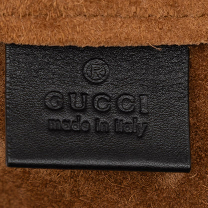 Gucci Ophidia Large Tote in pelle scamosciata marrone - Etoilux
