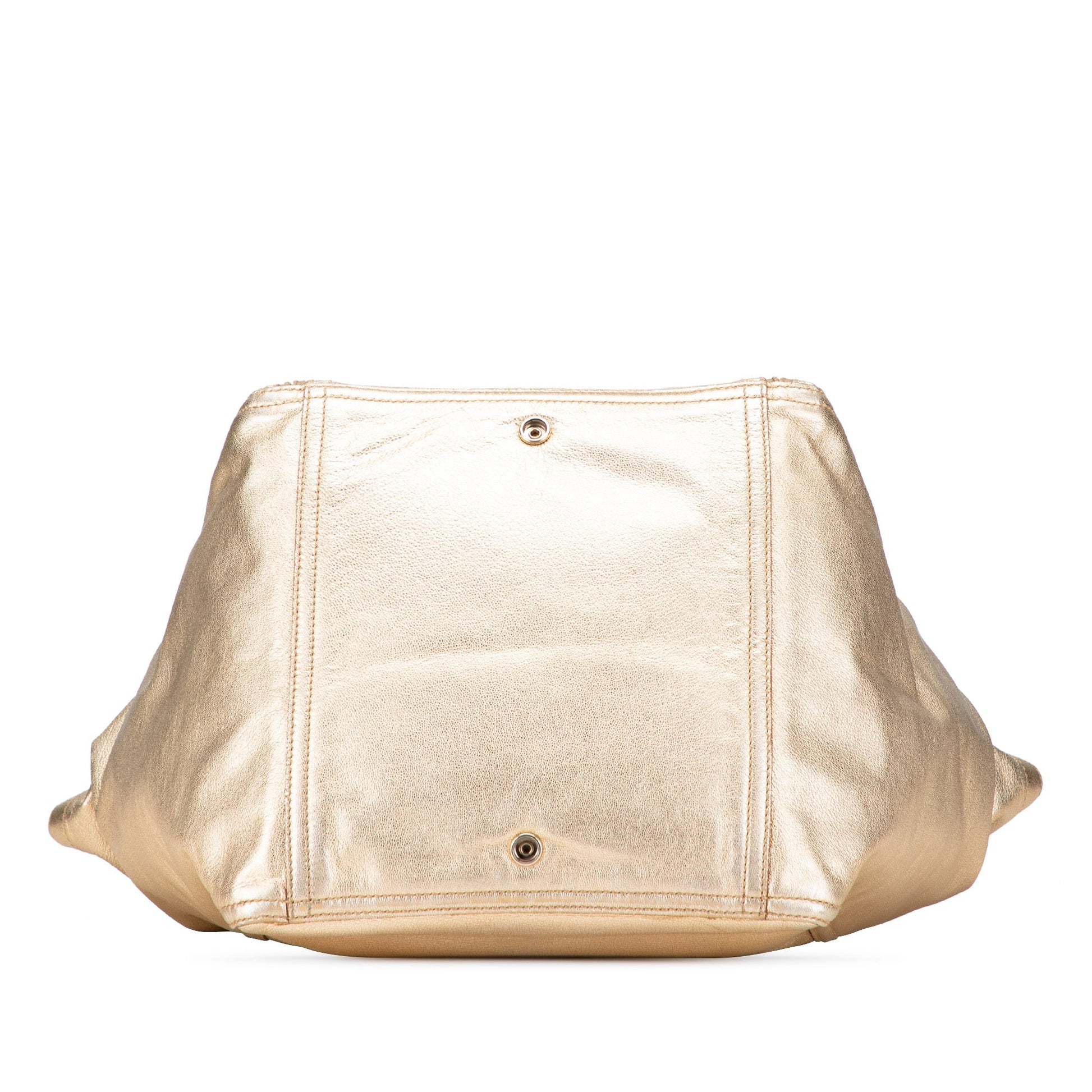 Saint Laurent – Downtown Medium Tote in Pelle Dorata - Etoilux