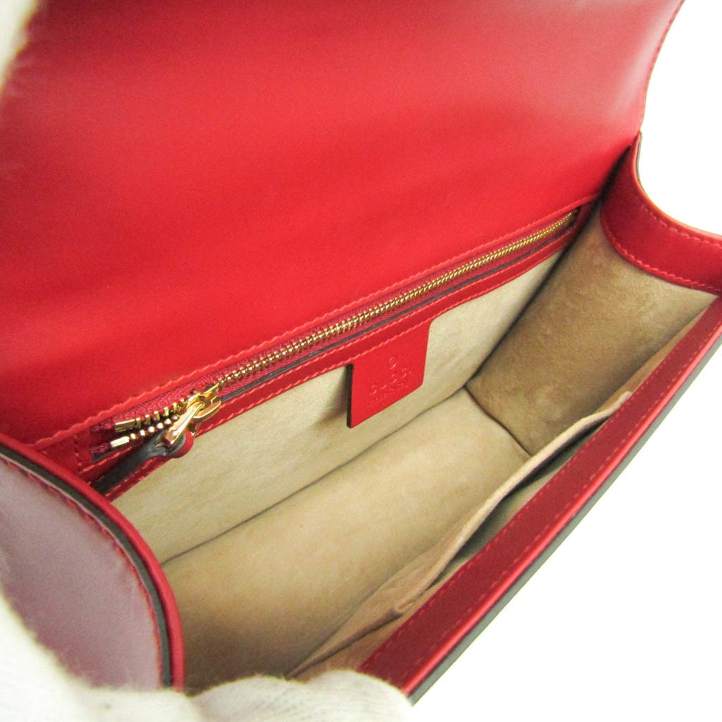 Gucci Sylvie – Leather Red – Medium - Etoilux