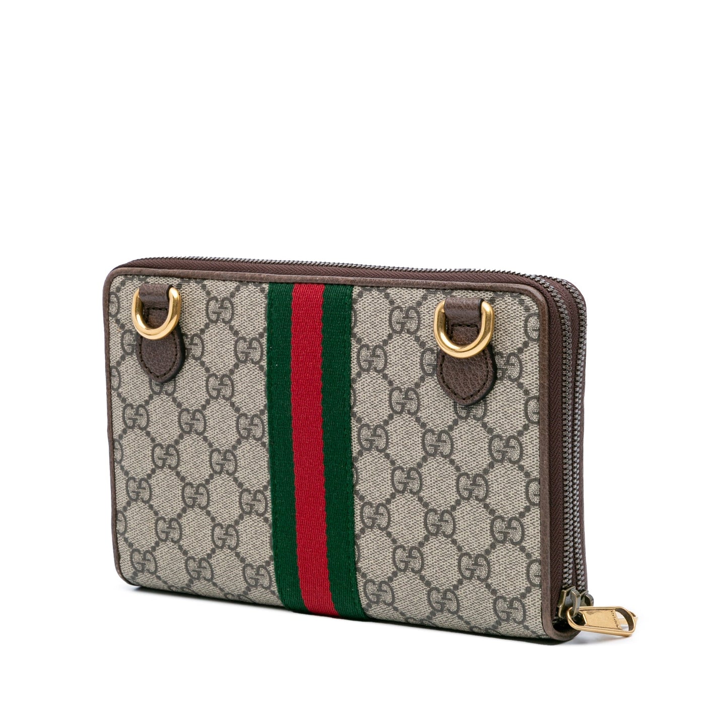 Gucci GG Supreme Ophidia Wallet - on - Strap – Marrone – 2016/2024 - Etoilux