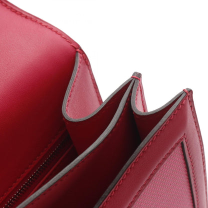Hermès Constance 3 24 Toile H Berline & Swift Rose Shocking – 23,5 cm - Etoilux