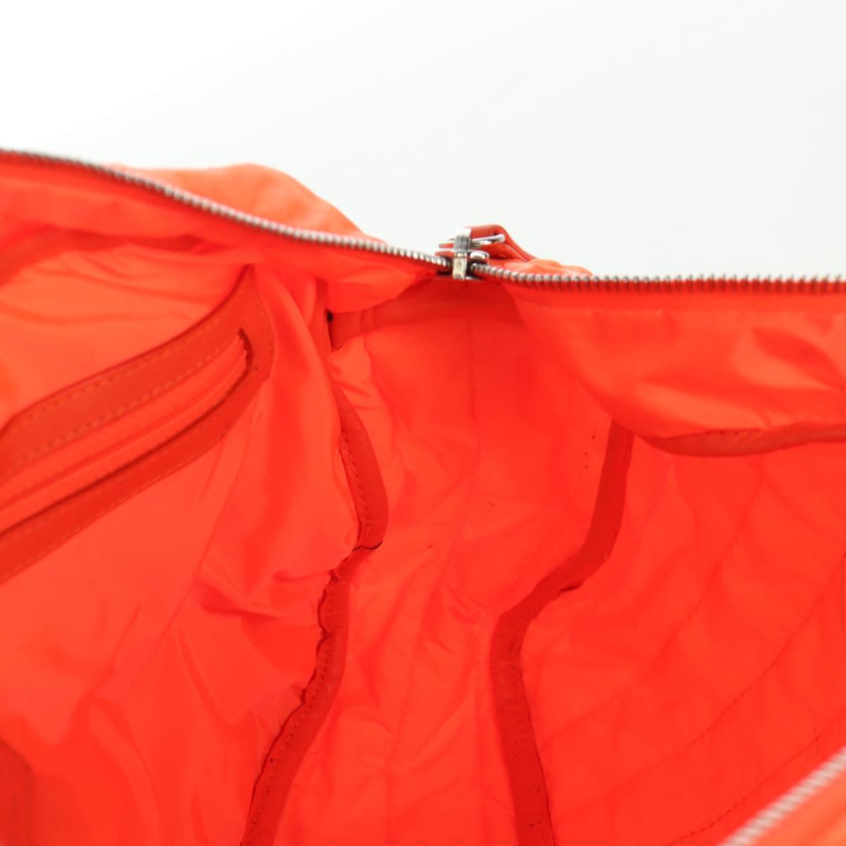 Chanel Coco Cocoon Flap Nylon Arancio Neon – Hardware Argento – 29 cm - Etoilux