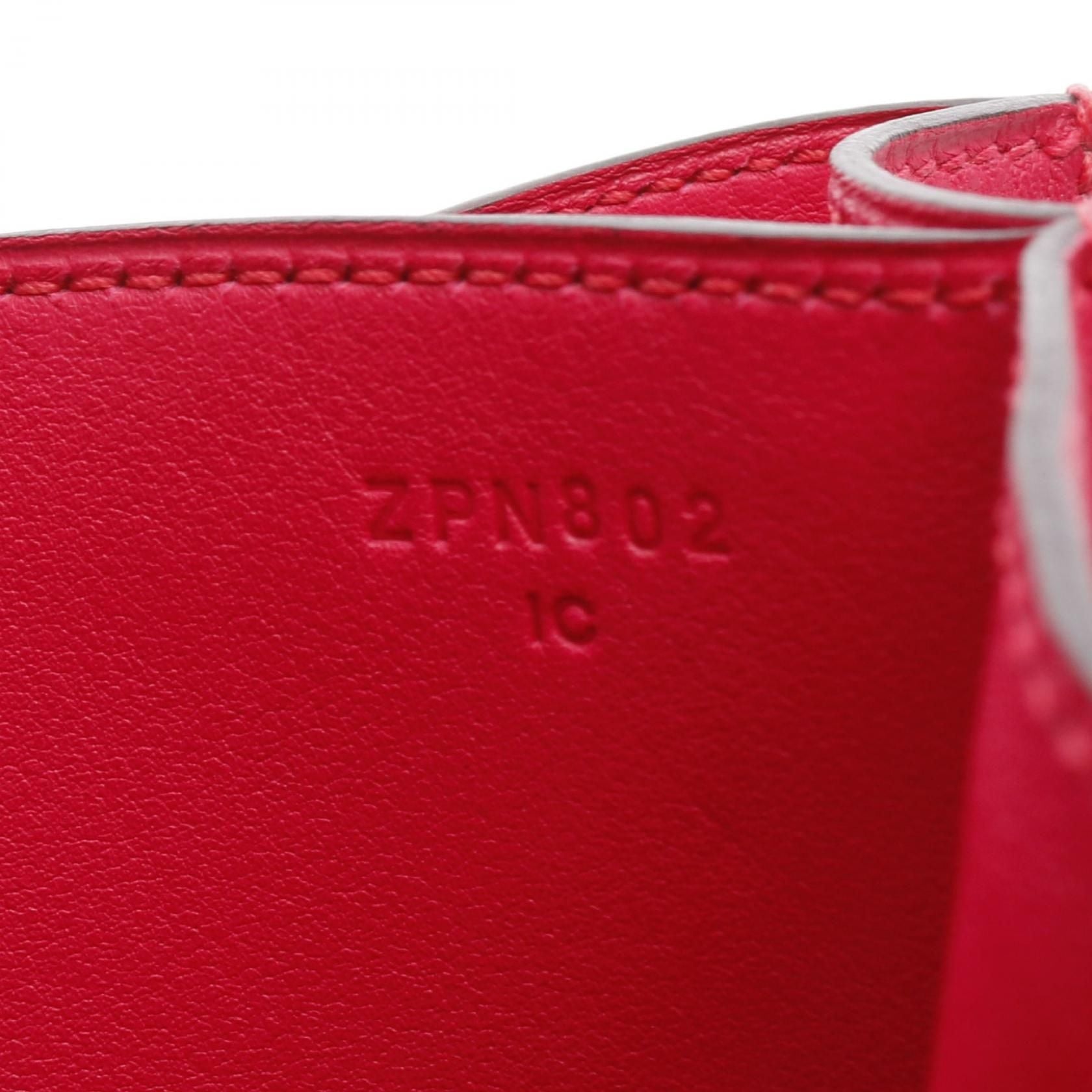 Hermès Constance 3 24 Toile H Berline & Swift Rose Shocking – 23,5 cm - Etoilux