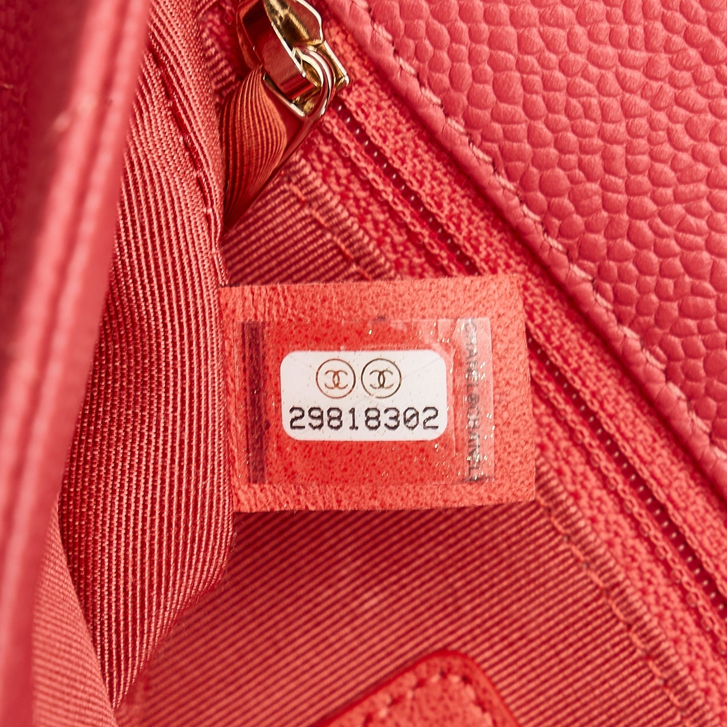 Chanel Small Flap Bag Caviar Rosa Hardware Gold 2019 – 20 cm (manico + tracolla) - Etoilux