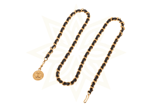 Chanel Collana Cintura Vintage con Medaglione Logo CC - Etoilux