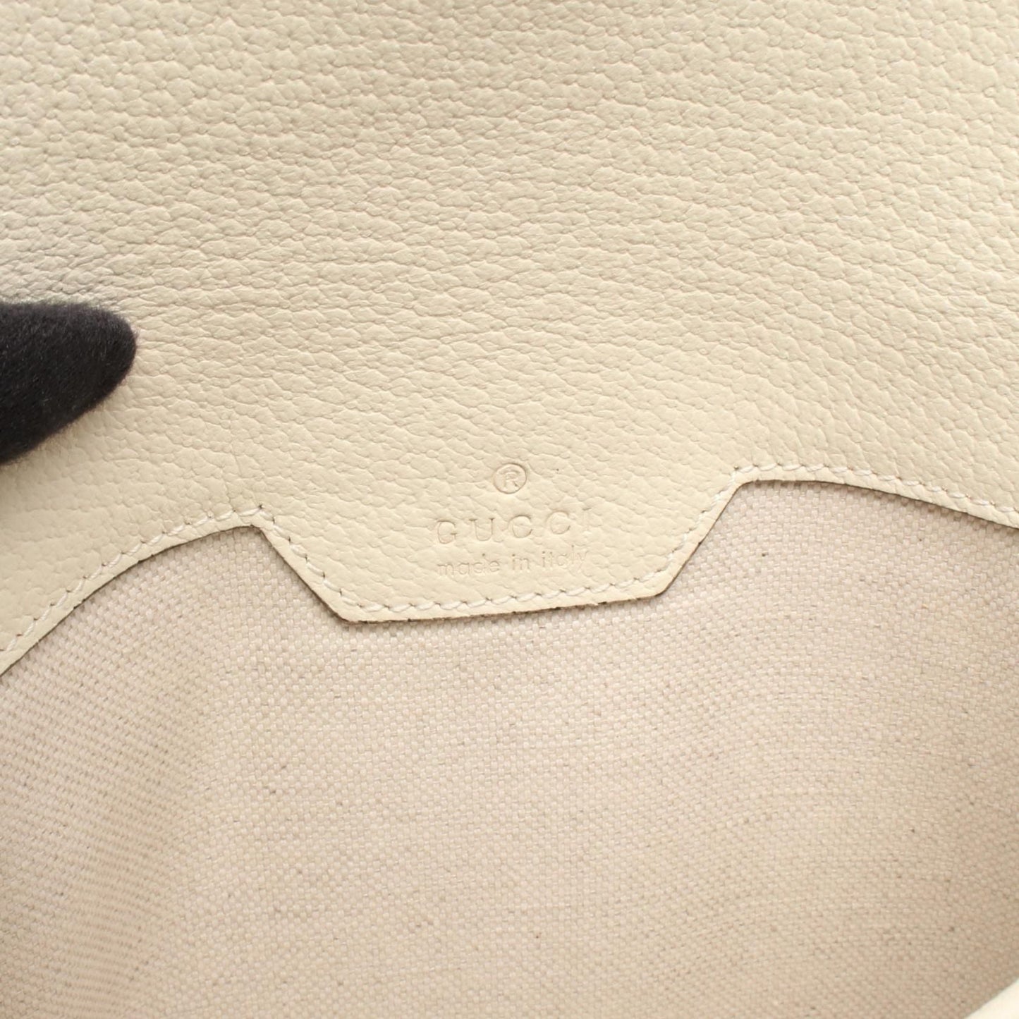 Gucci Ophidia Belt Bag GG Supreme Canvas Pelle Bianca – 24 cm - Etoilux