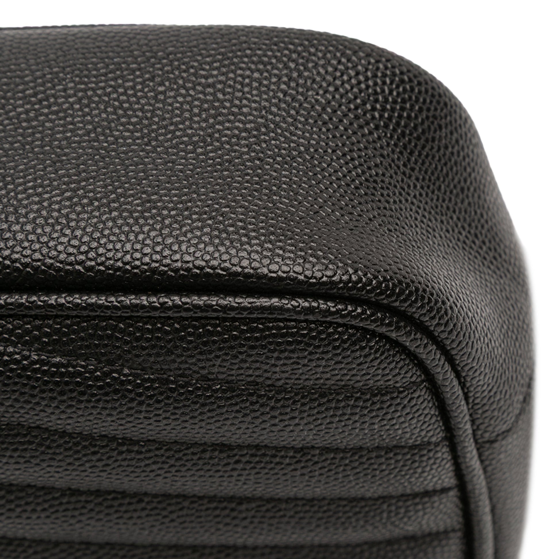 Saint Laurent – Lou Camera Bag Mini Monogram in pelle Grain de Poudre nera - Etoilux