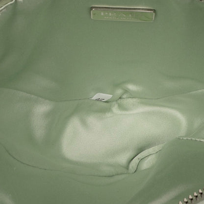 Prada Crystal Mini Triangle Bag Raso Verde Menta – 16 cm - Etoilux