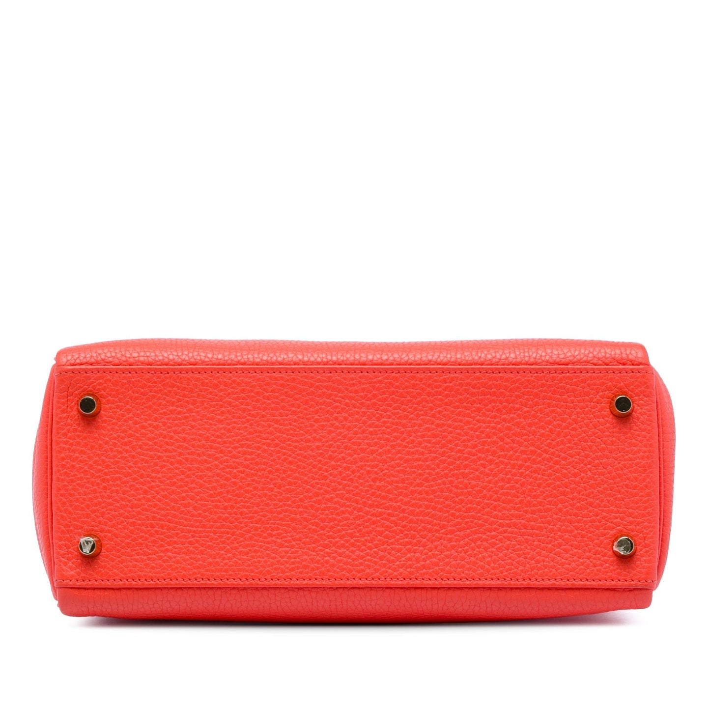 Hermès Kelly 28 Retourne in Taurillon Clemence Rouge Capucine – Gold Hardware – 2015 - Etoilux