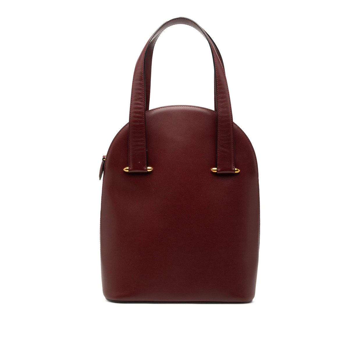 Cartier Must de Cartier Borsa a Mano a Cupola Pelle Bordeaux – Vintage anni ‘90 - Etoilux