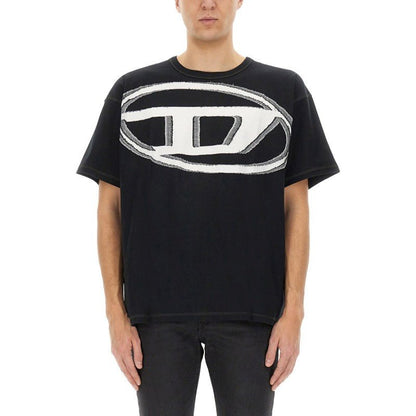 Diesel - T - SHIRT CON MAXI OVALE D - Etoilux