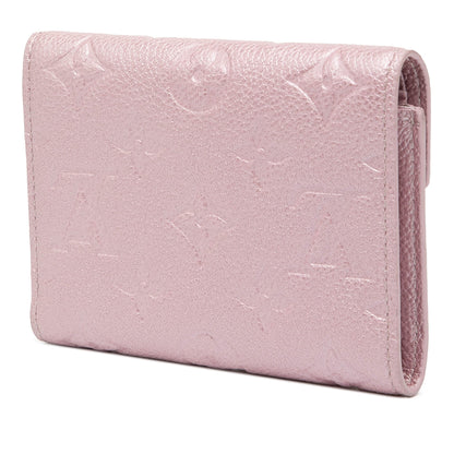 Louis Vuitton Portafoglio Victorine – Monogram Empreinte Floreale Rosa - Etoilux