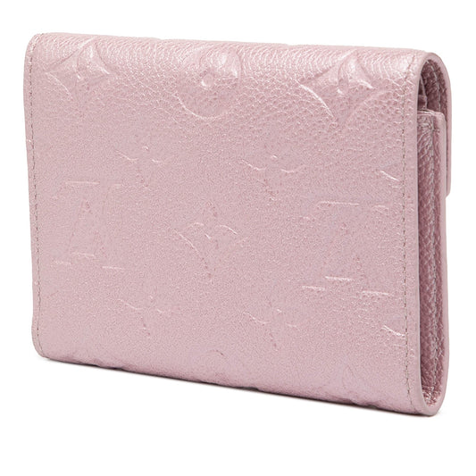 Louis Vuitton Portafoglio Victorine – Monogram Empreinte Floreale Rosa - Etoilux