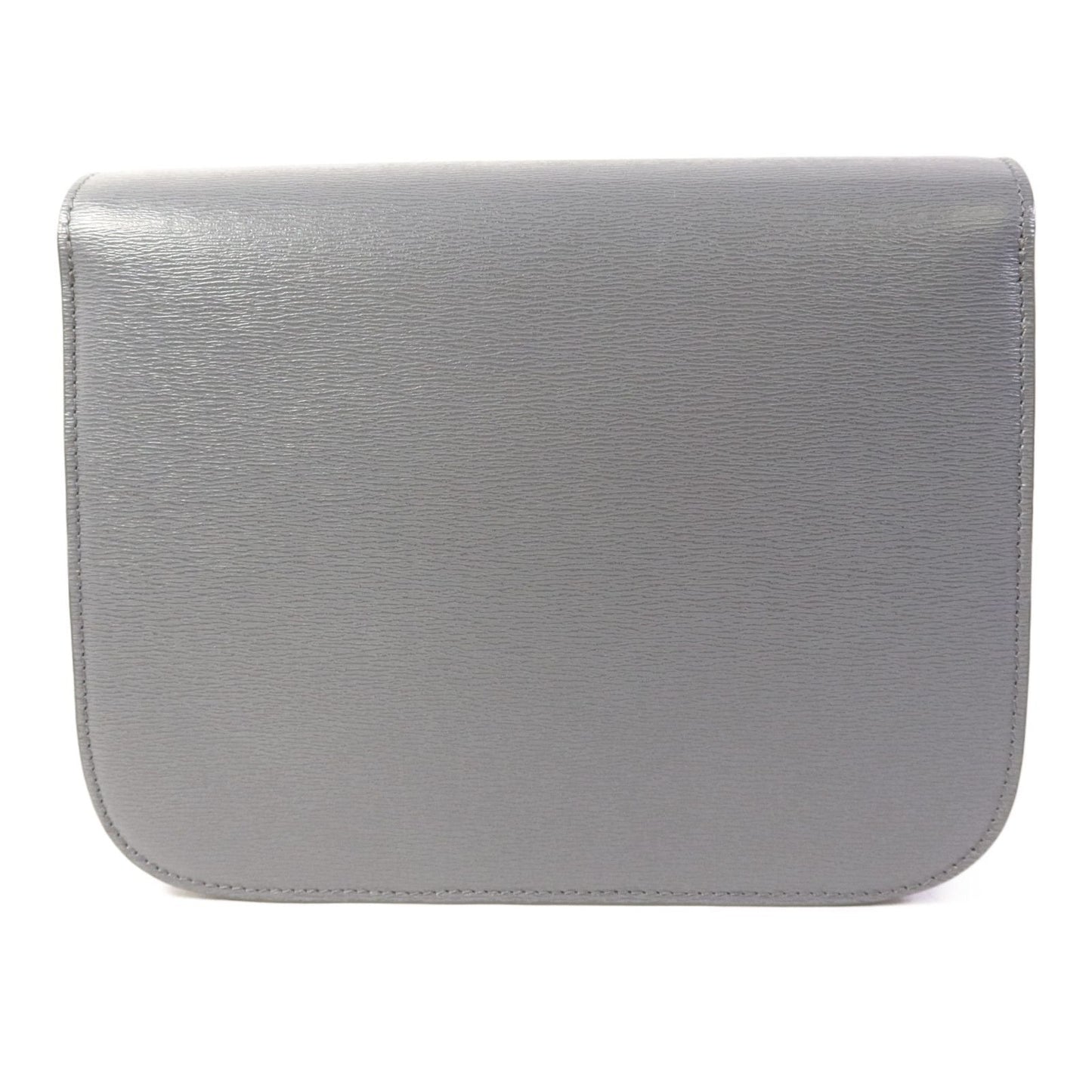 Céline Classic Box Medium Liséré Grigio Ardesia Hardware Dorato – 23 cm - Etoilux
