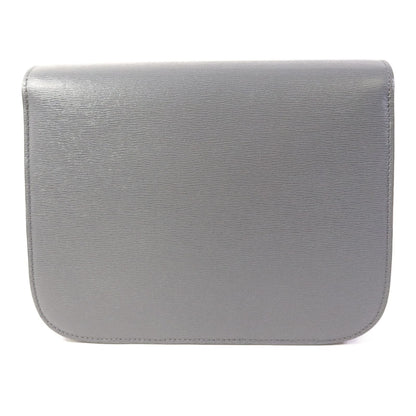 Céline Classic Box Medium Liséré Grigio Ardesia Hardware Dorato – 23 cm - Etoilux