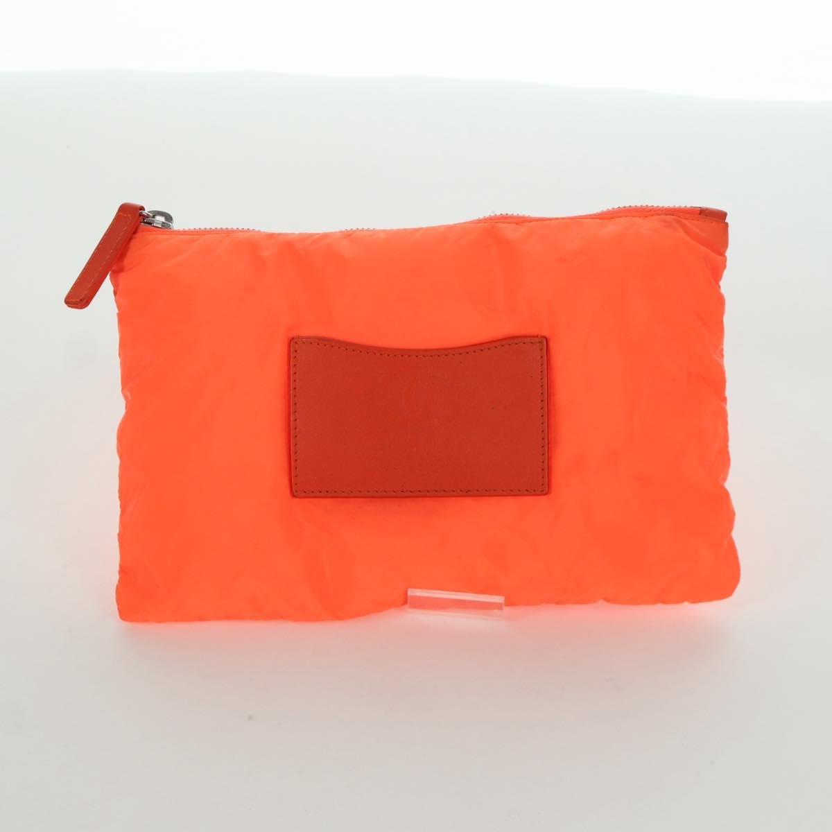 Chanel Coco Cocoon Flap Nylon Arancio Neon – Hardware Argento – 29 cm - Etoilux