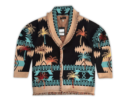 Alanui Iconic Jacquard Cardigan – Edizione Palm Pattern - Etoilux