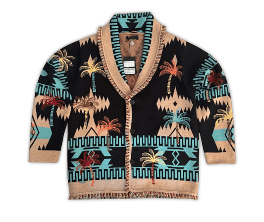 Alanui Iconic Jacquard Cardigan – Edizione Palm Pattern - Etoilux