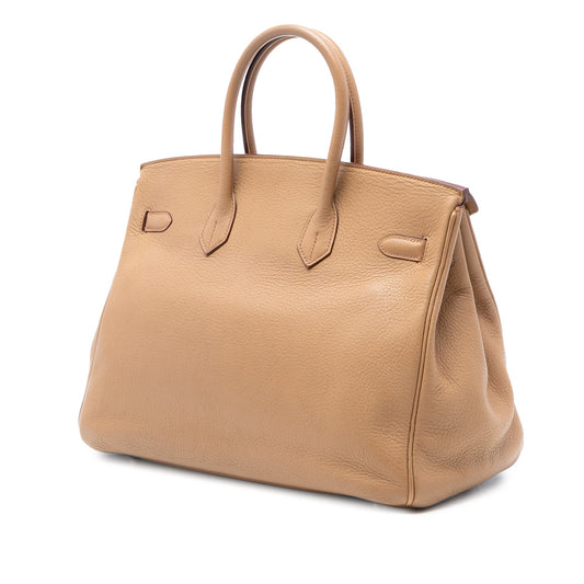 Hermès Birkin 35 Retourne Pelle Togo color Chai – 2008 - Etoilux