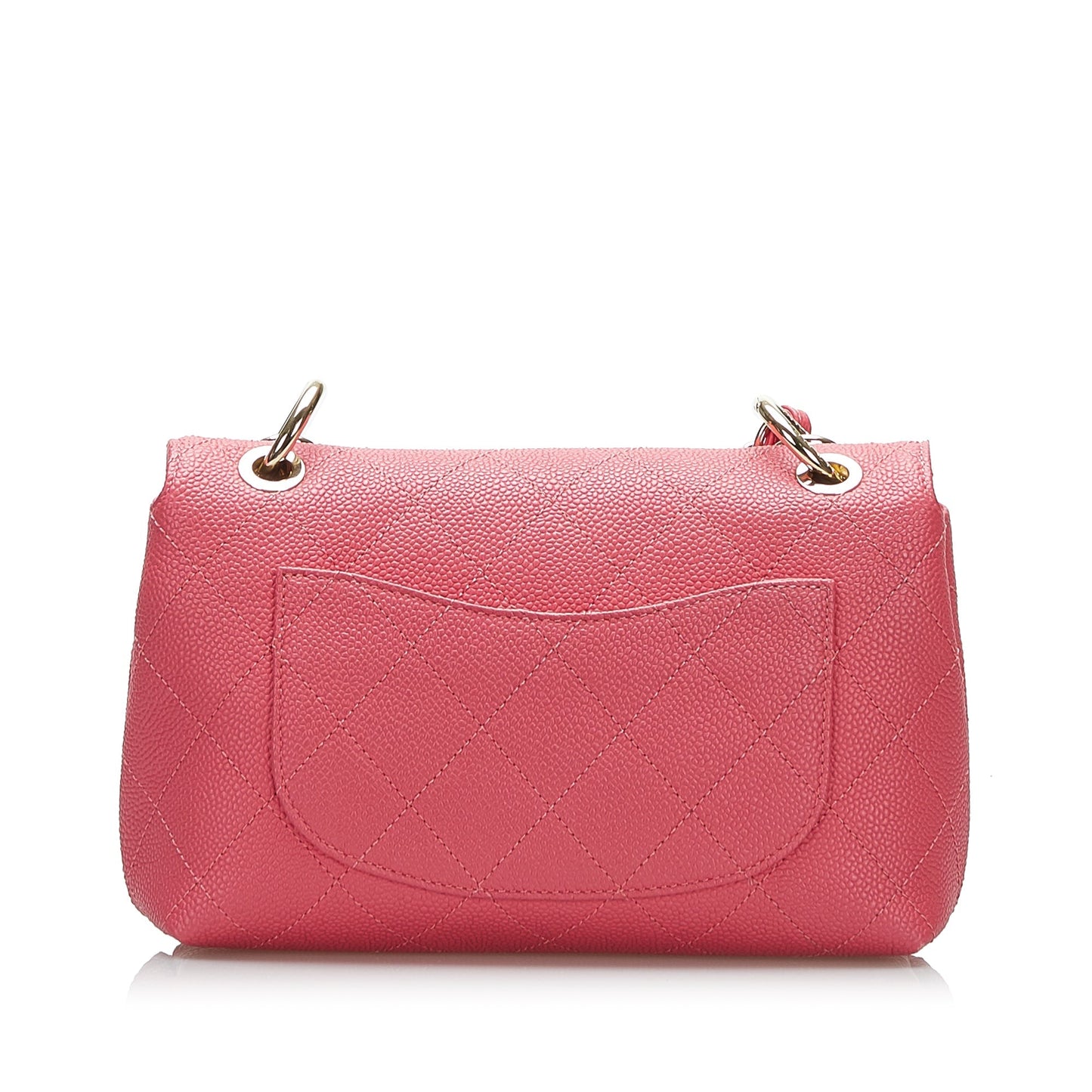 Chanel Small Flap Bag Caviar Rosa Hardware Gold 2019 – 20 cm (manico + tracolla) - Etoilux