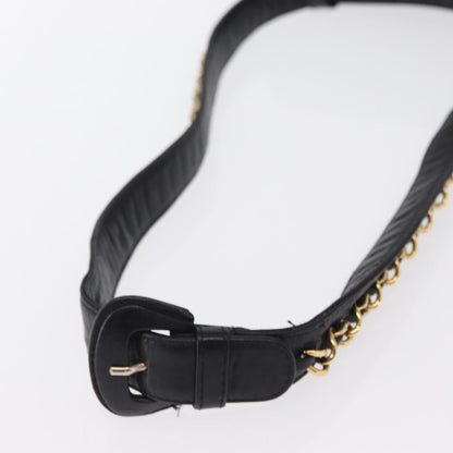 Chanel Vintage CC Flap Belt Bag in Agnello Trapuntato – Nero - Etoilux