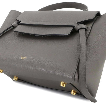 Céline Belt Bag Mini – Pelle Grigia - Etoilux