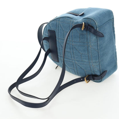 Gucci Zaino GG Marmont Pearly Small Denim Matelassé Blu – 24 cm - Etoilux