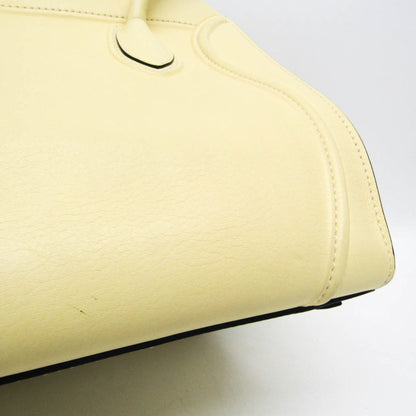 CELINE Luggage Micro Tote in pelle liscia avorio - Etoilux