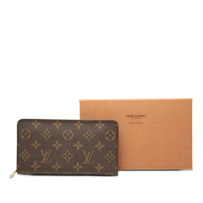 louis vuitton zippy wallet monogram marrone fronte