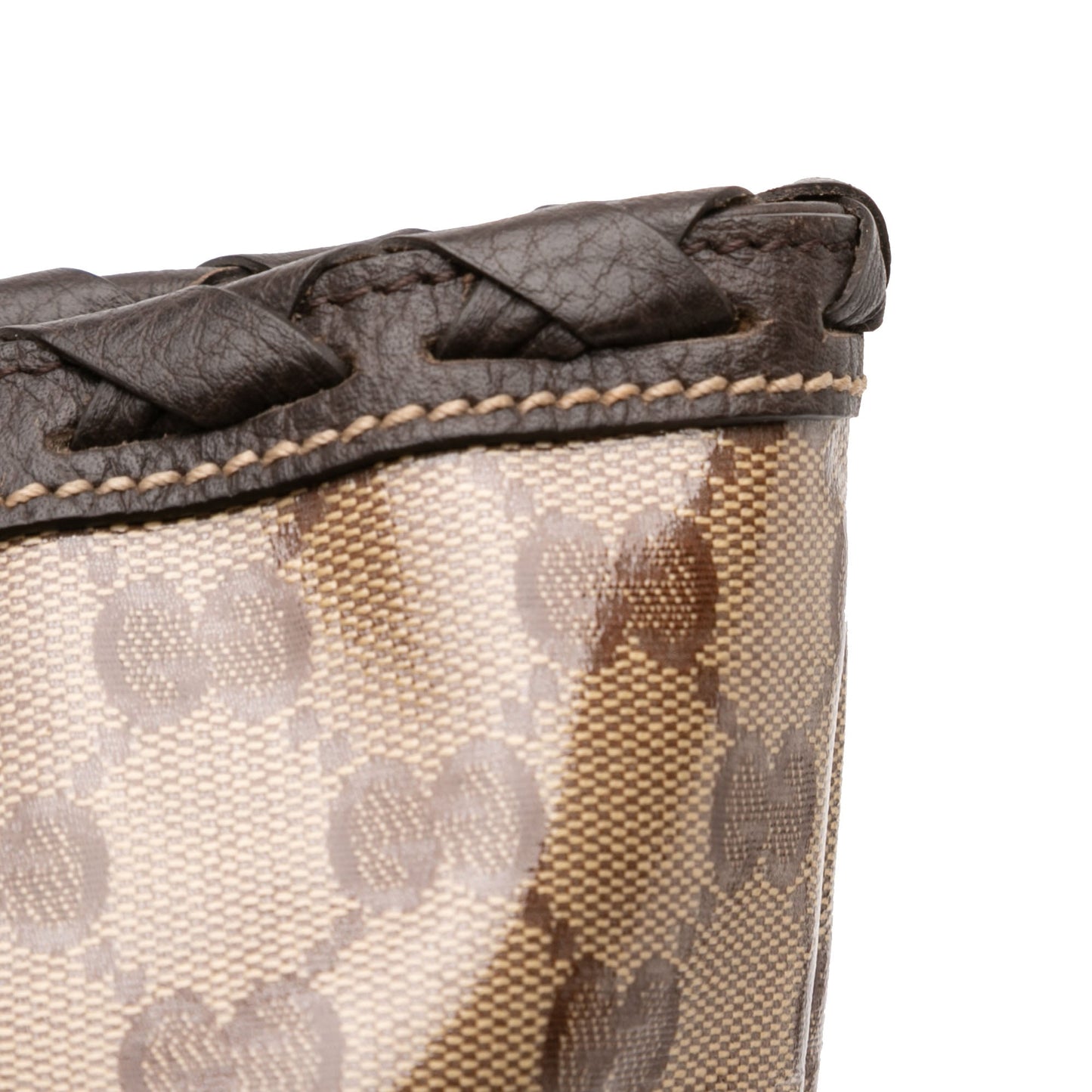 Gucci Peggy Tote GG Crystal Canvas Marrone – Bamboo Tassel – Serie 354666 493492 - Etoilux