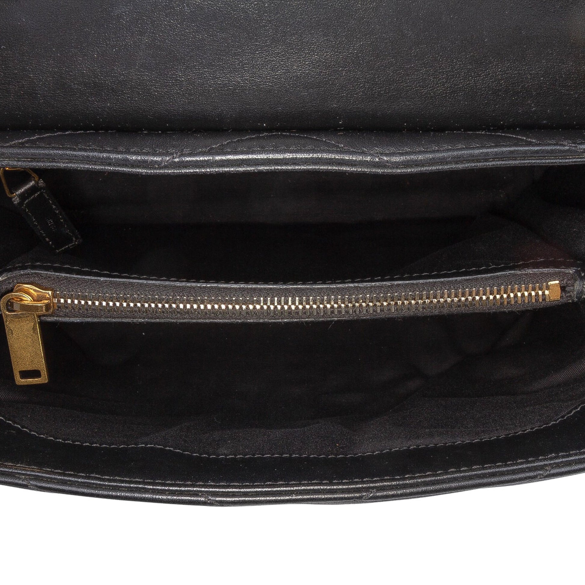 SAINT LAURENT – LouLou Medium in pelle matelassé nera (2020) - Etoilux