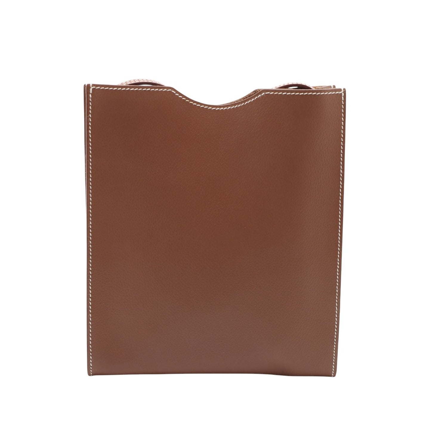 Hermès Onimaïtou Pochette Pelle di Vitello Marrone Naturale 2001 – 16 cm - Etoilux