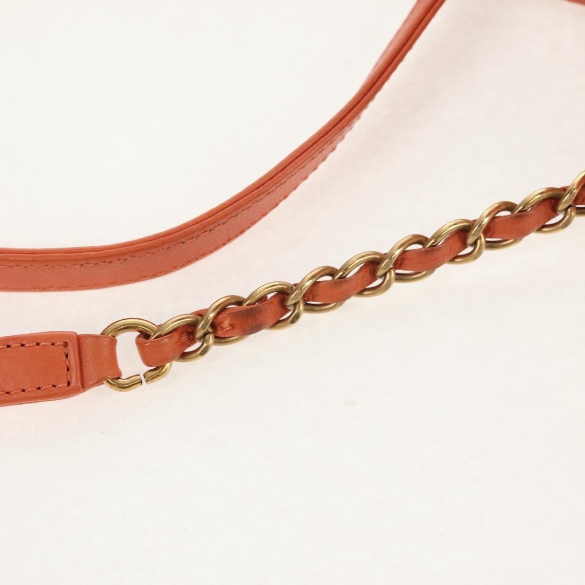 Chanel Zaino Denim Trapuntato Corallo Hardware Dorato – 20 cm - Etoilux