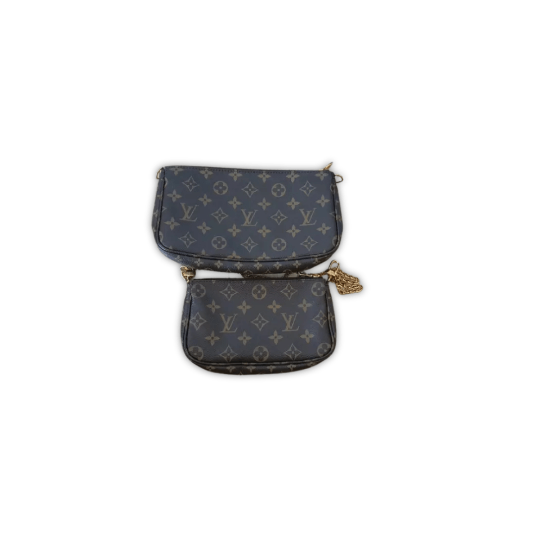 Louis Vuitton Multi Pochette Accessories Monogram Khaki - Etoilux