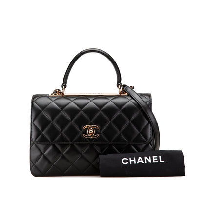 CHANEL Borsa a tracolla Trendy CC Flap in pelle di agnello media - Etoilux