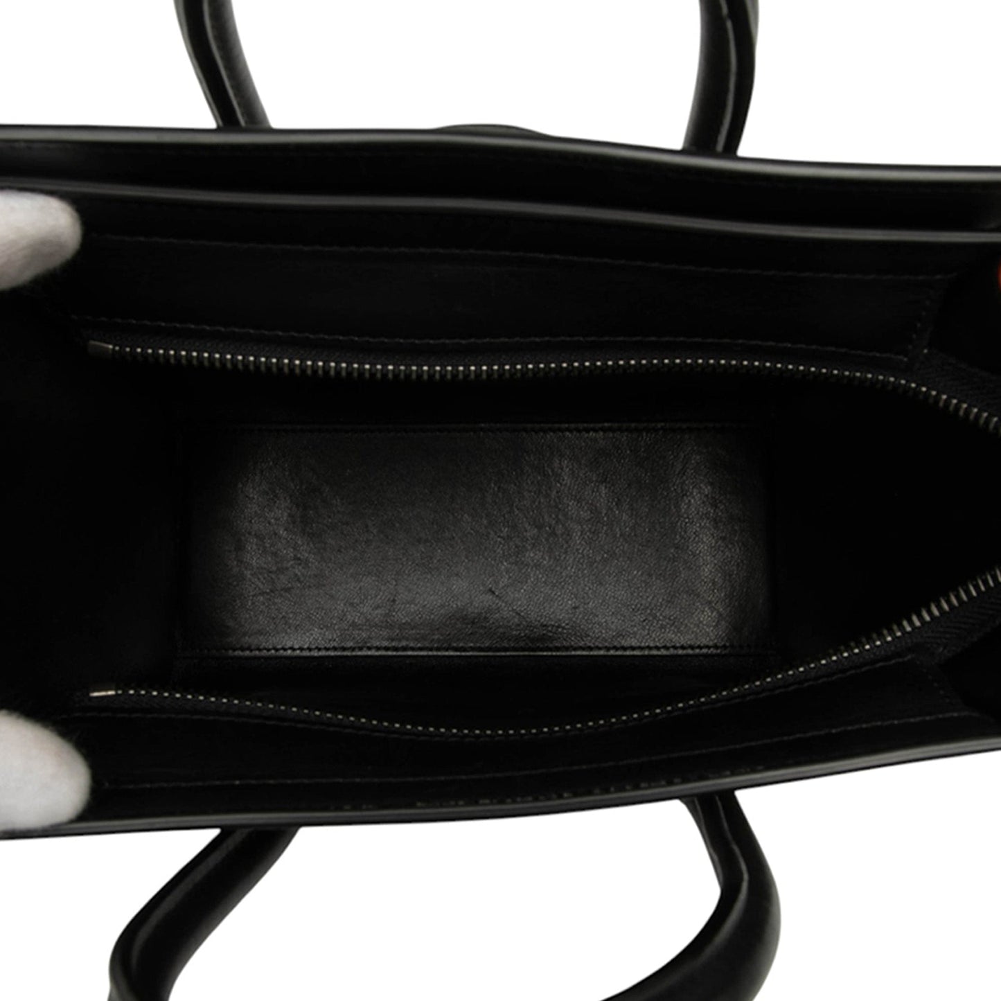 Céline Luggage Nano Tricolor Vitello Bottalato & Nabuk – Made in Italy – Size Nano - Etoilux