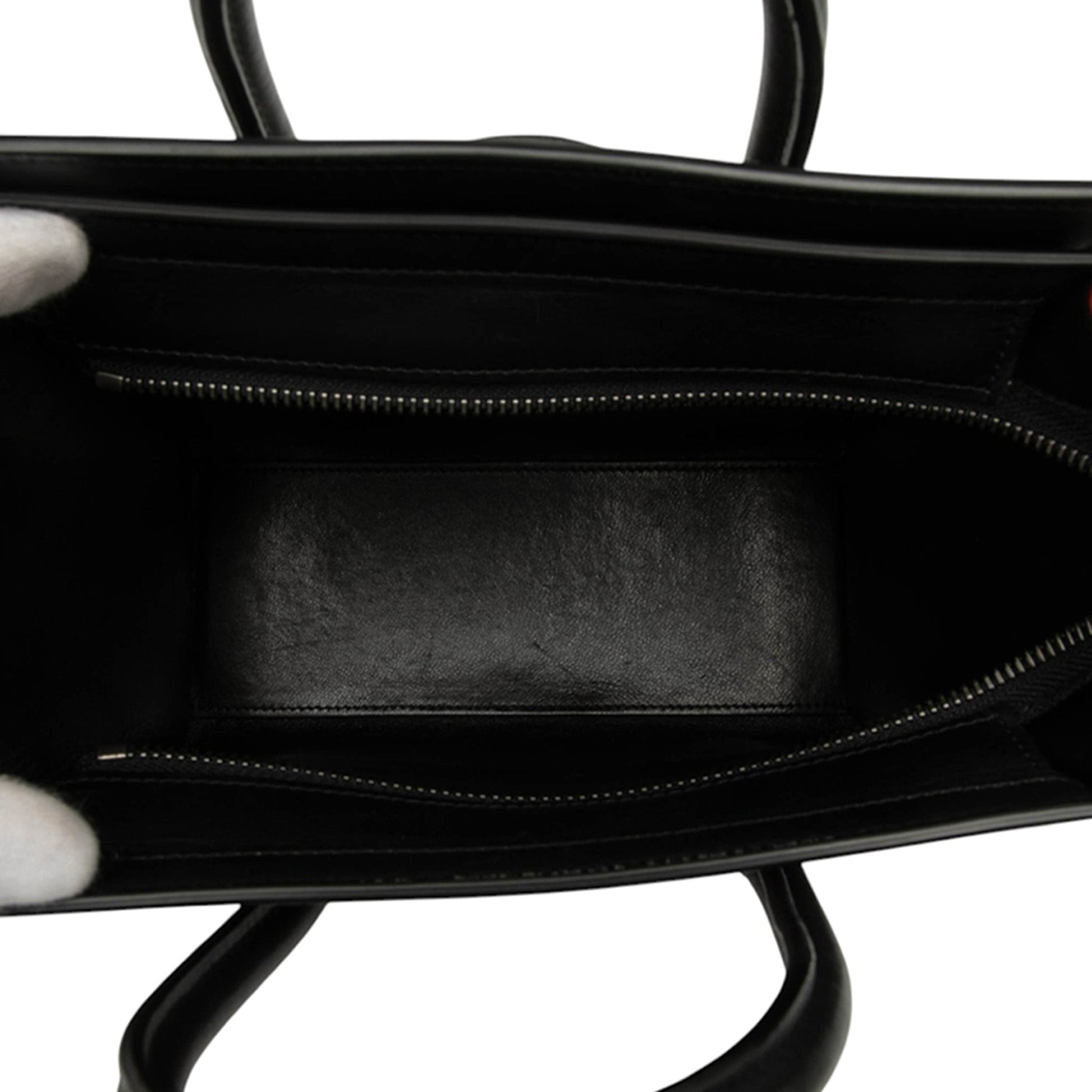 Céline Luggage Nano Tricolor Vitello Bottalato & Nabuk – Made in Italy – Size Nano - Etoilux