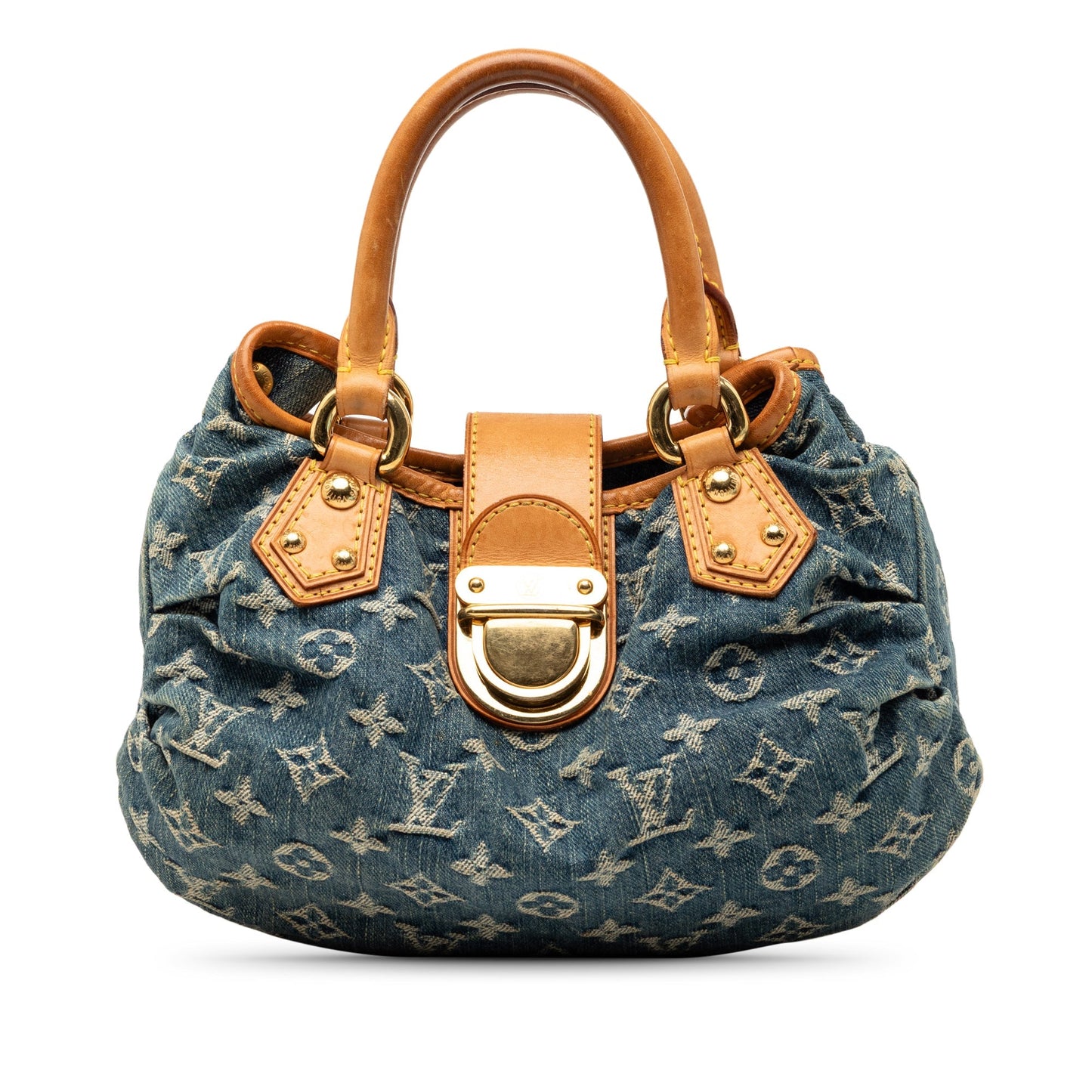 Louis Vuitton Pleaty Monogram Denim Blue 2005 – Etoilux