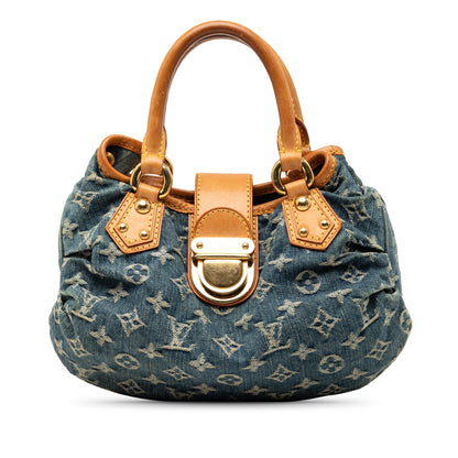Louis Vuitton Pleaty Monogram Denim Blue 2005 – Etoilux